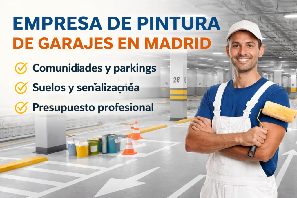 Empresa pintura garajes Madrid Profesionales para comunidades