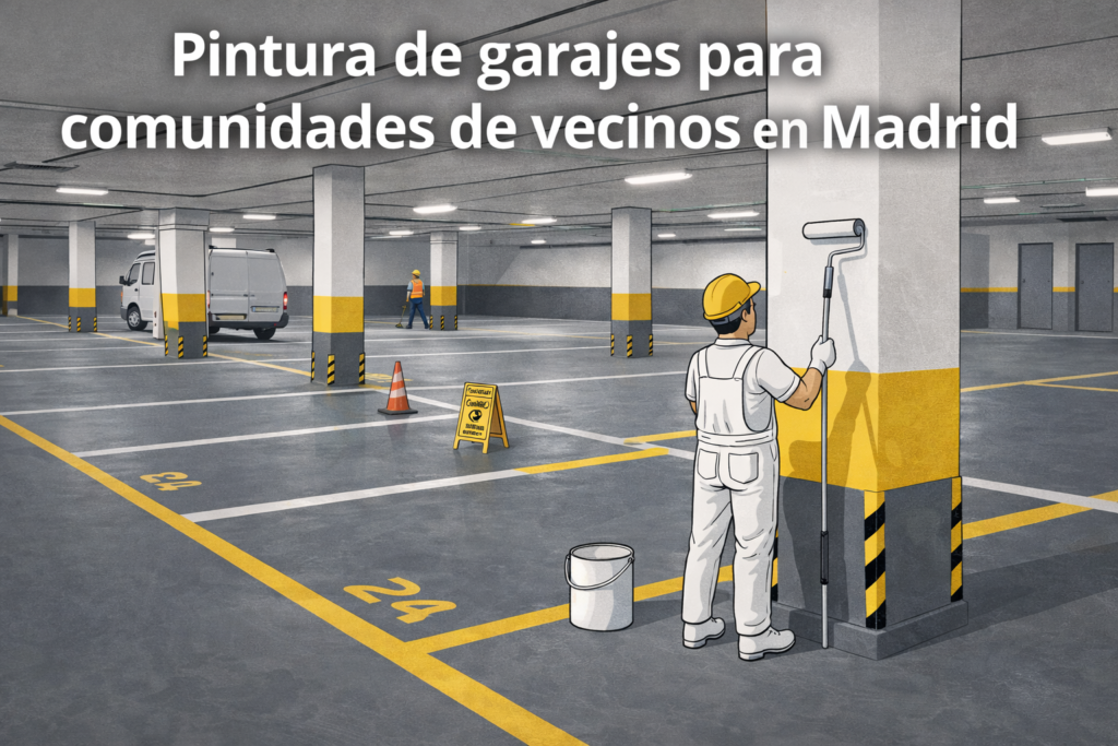 Pintura de garajes para comunidades de vecinos
