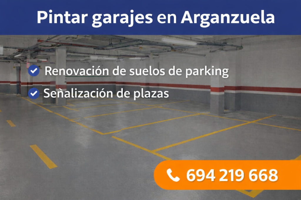 pintores garajes arganzuela