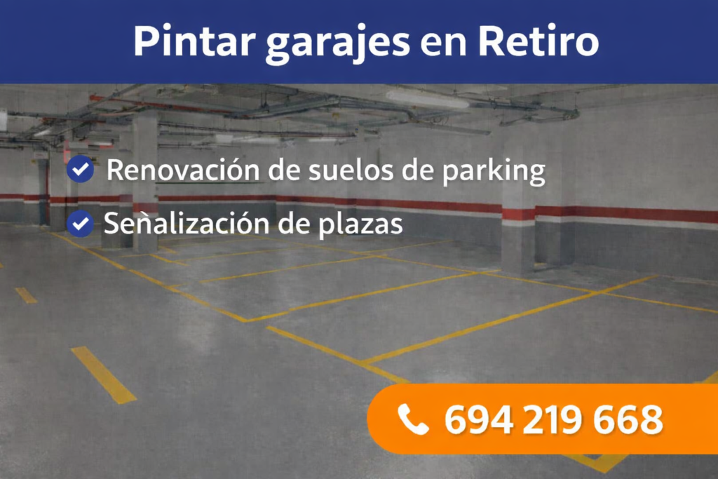 pintores garajes retiro
